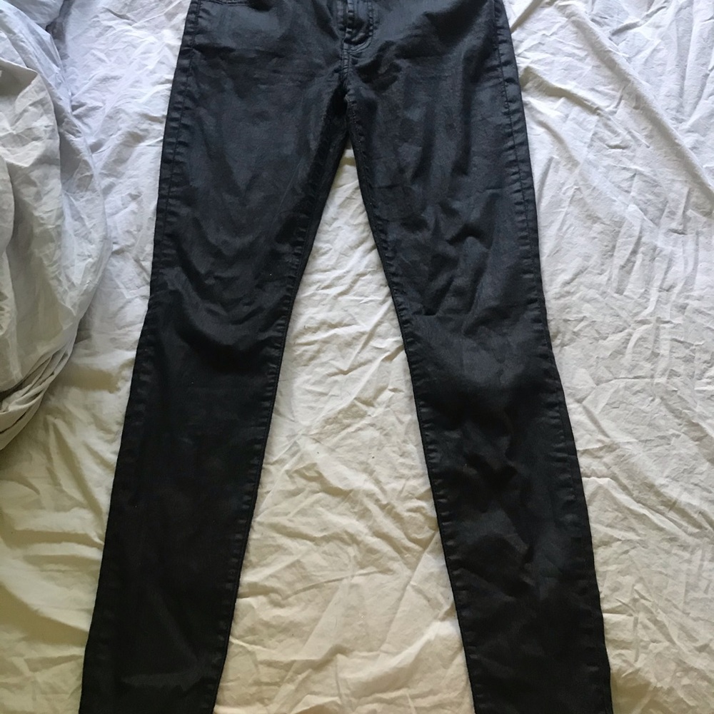 Leather Brushed 7 Jeans - Picture 2 of 5